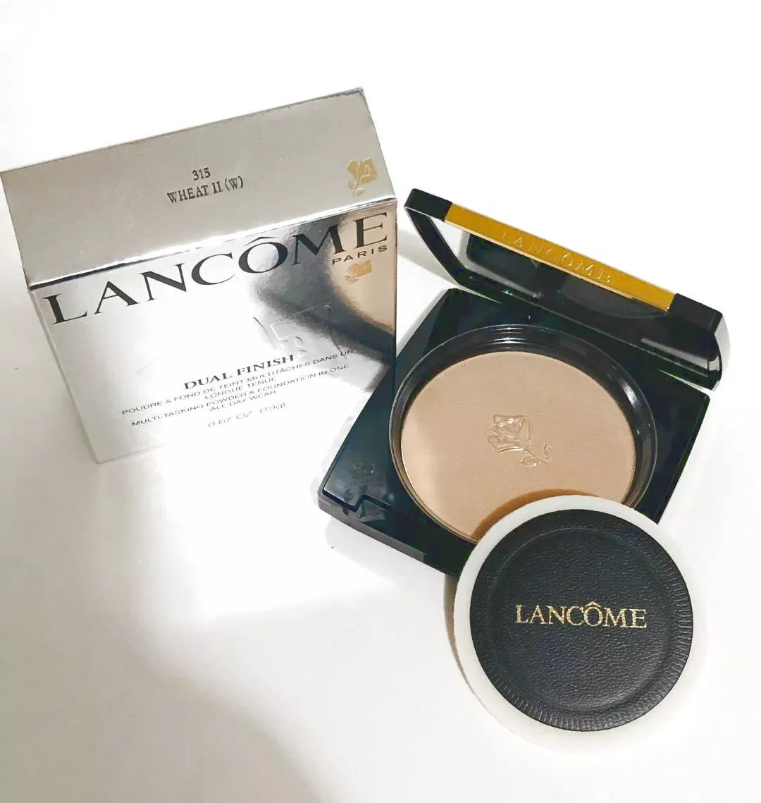 Lancome Dual Finish Multi Tasking Face Powder Foundation In One