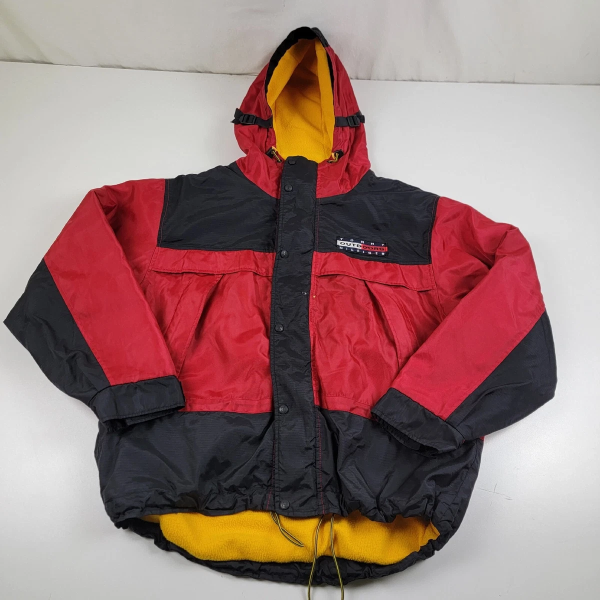 Vintage 90s Tommy Hilfiger Outdoors Expedition Parka Jacket Size L Hooded