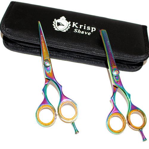 Salon Hair Cutting Thinning Scissors Kit Barber Shears Hairdressing Set Haircut - Picture 5 of 6