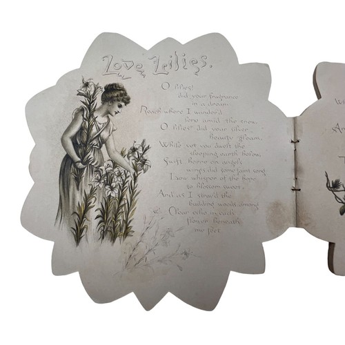 LILIEN - Gedichte von Edith Prince-Snowden RAPHAEL TUCK - Original viktorianisches Heft - Bild 6 von 19