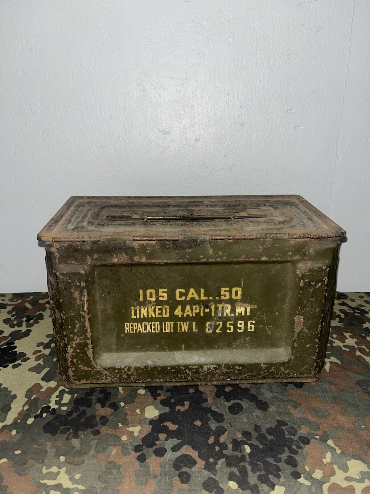 US WW2 Army Ammunition Ammo Can .50 Caliber