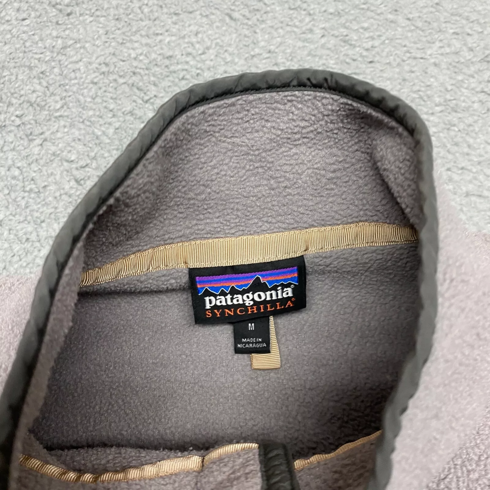 patagonia t snap pullover synchilla fleece jacket