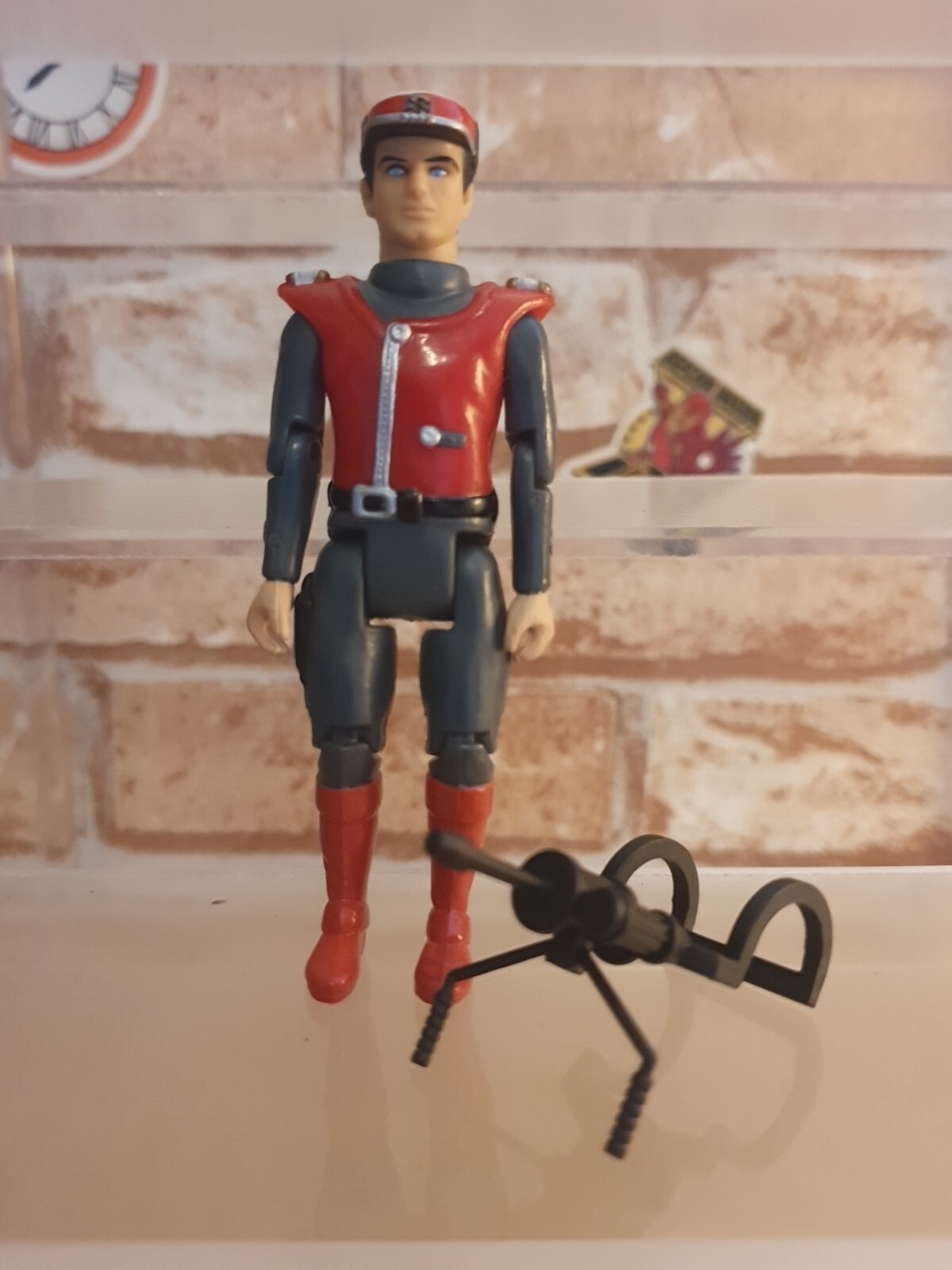 Vintage 1993 Captain Scarlet with Mysteron Gun 3.75" Vivid Imaginations