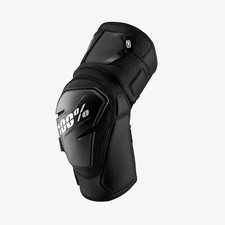 Ride 100 FORTIS Knee Guards/Pads, Color: Black- Size SM/MD
