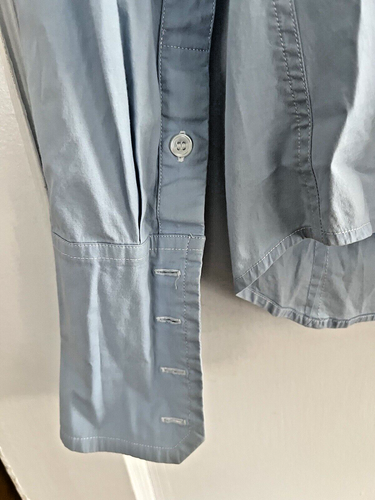 Chemisier col boutonné bleu clair acier Arden B taille L S - Photo 3/5