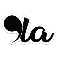 Comma La Kamala Harris Sticker