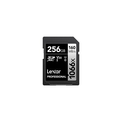 Lexar Professional 1066x SILVER Series 256GB SDXC Memory Card Class 10 UHS-I V30