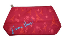 NEW Lancome Paris Case Cosmetic Bag Makeup Organizer Travel Pink Zip Box06