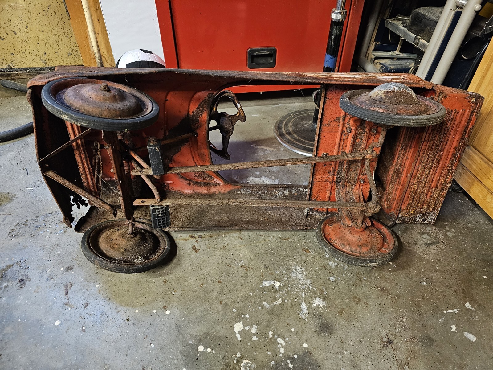 Vintage Atkins Fire Chief Pedal Car eBay