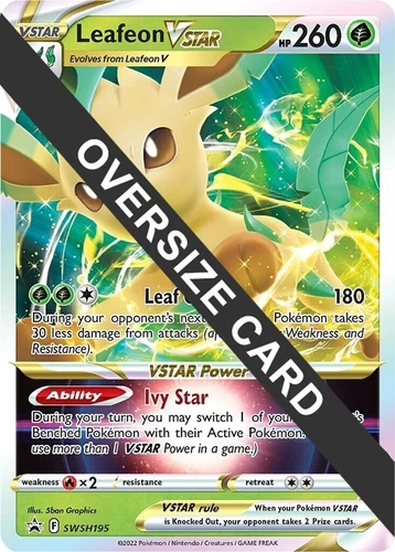 Leafeon VSTAR SWSH195 Jumbo Cards