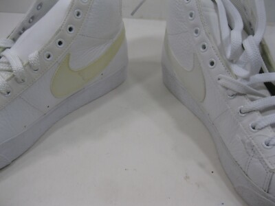 Nike Blazer High TOP SNEAKER 316664-112 White MEN Size 9 | eBay