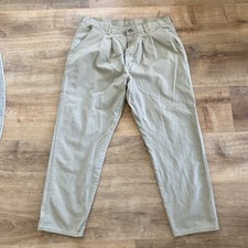 Vintage Wrangler Pants 33344TN Khaki Beige 36 X 30 Pleated Front Made In USA