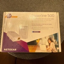 Netgear Powerline 500 XAVB5201 Extend Internet Access Outlet 500 Mbps NEW SEALED