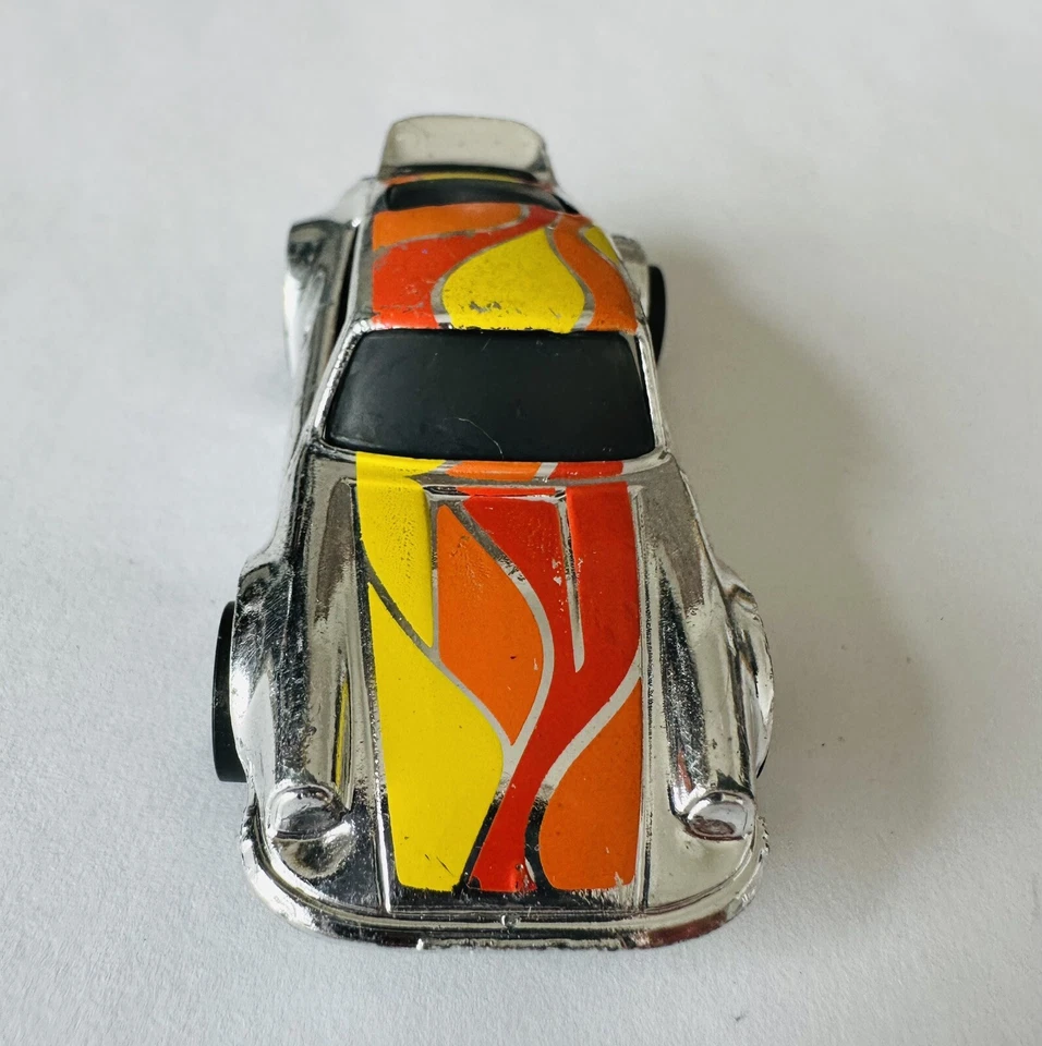 Hot Wheels Blackwall 1975 Super Chromes P-911 Porsche 911 Orange Yellow Tampo - Image 3 of 4
