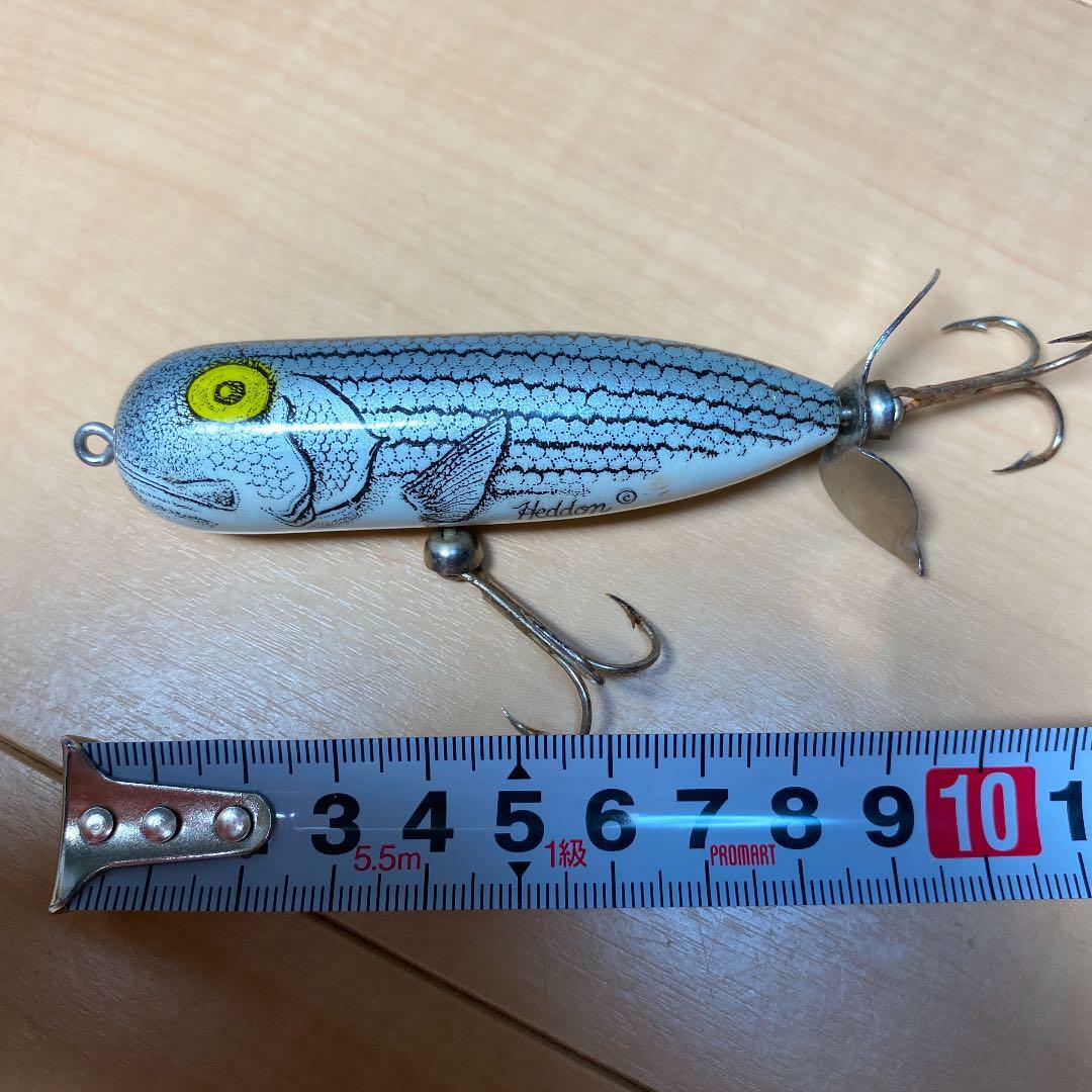 Old Heddon Magnum Torpedo Fishing Lure / Some scratches and stains