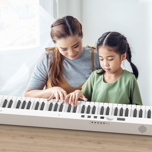 KONIX Electric Keyboard 88 Key Digital Foldable Piano Midi 128 Tones Performance - Picture 4 of 12