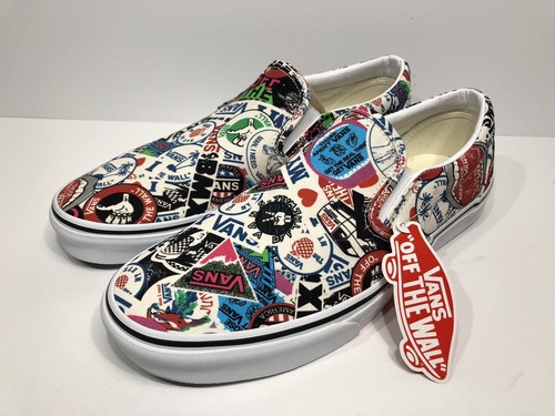 vans sticker slip ons