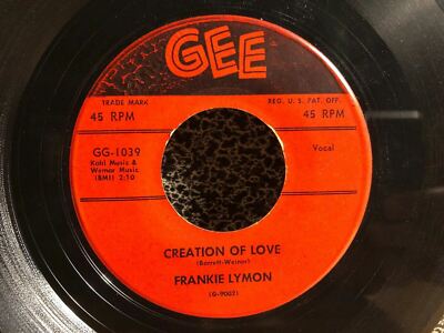 guiba レコード FRANKIE LYMON 45RPM 7” Single Gee Records “Goody Goody”(J94