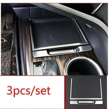 Center Console Frame Trim Storage Box Silver Titanium For Toyota Camry 2018-2023