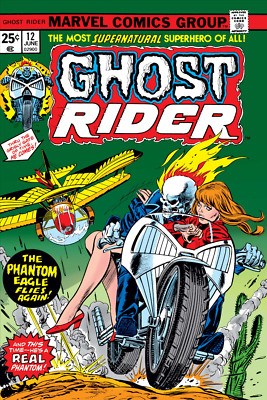 Ghost Rider Issue 12 Comic Book Poster Phantom Eagle Johnny Blaze