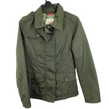 Thomas Burberry Green Coat/jacket Uk Xs