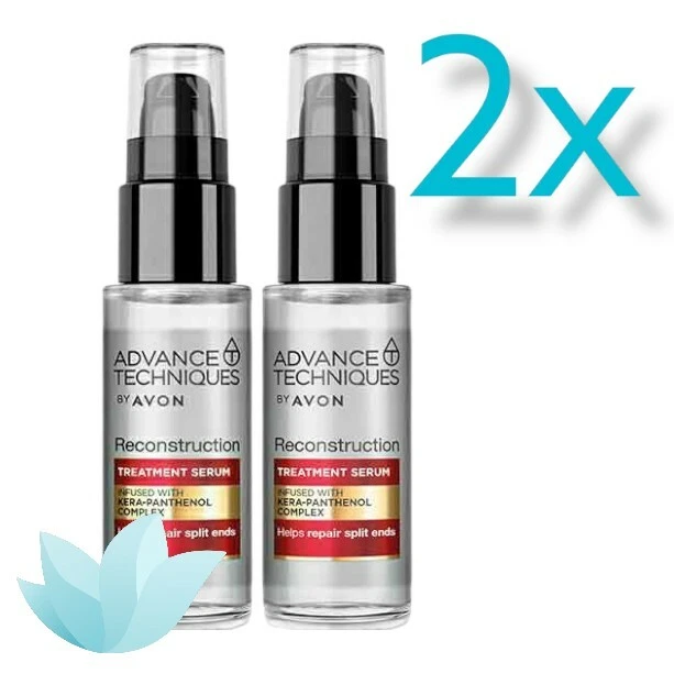 2x Avon Advance Techniques Reconstruction Treatment Hair Serum, 30ml | 2 Pack