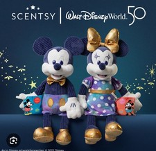 New Disney Mickey  Minnie Mouse EARidescent Scentsy Buddies - 50th Anniversary