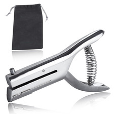 Deep Throat Hand Held 3Mm Single Hole Punch Long Reach for Paper