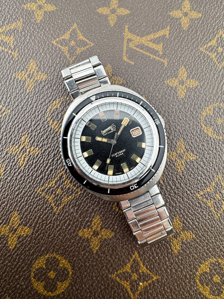 EBERHARD Scafograf Super 500 Stainless Steel Automatic Caliber 320B