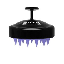HEETA Scalp Massager Hair Growth, Soft Silicone 1 Count Pack of 1 , 01-black
