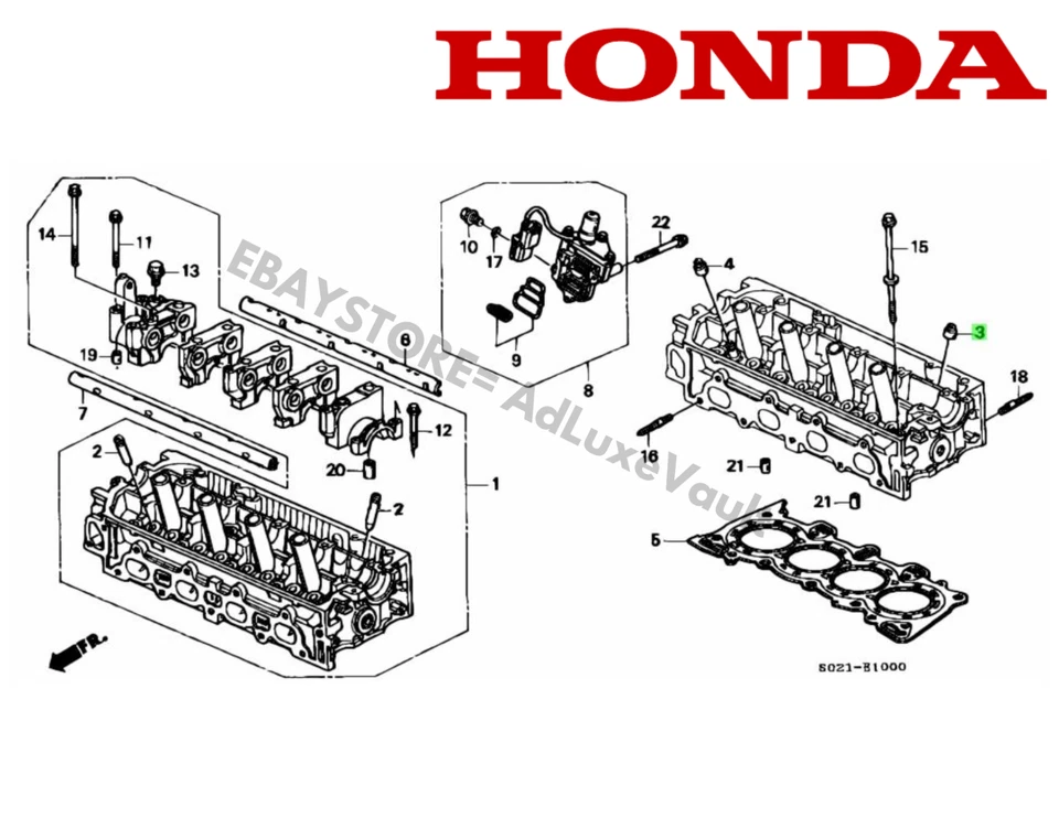 16 Genuine OEM Honda Valve Stem Seal Set Kit B16 B18 D16 K20 K24 H22 ACURA Foto 4 de 4