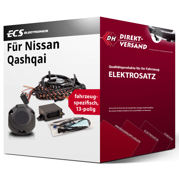 FüR Nissan Qashqai Iii Typ J12 Elektrosatz 13Polig Spezifisch Neu-image