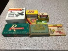 old but worn empty shell boxes Federal Western Winchester Remington UMC Speer — photo 2