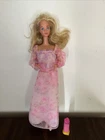 Vintage Mattel 1978 BARBIE KISSING Doll Original Dress Shoes Lipstick Works