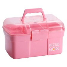 11'' Plastic Storage with Removable Tray, Multipurpose Organizer and Storage ...