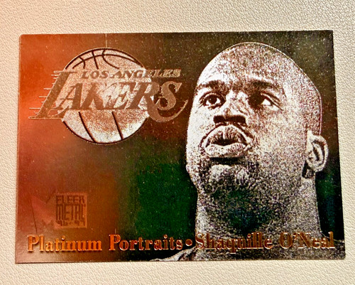 Shaquille O'Neal #8 1996 Metal Platinum Portraits card