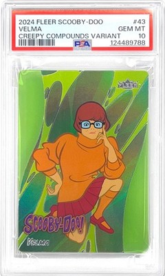 2024 Fleer Scooby-Doo Velma Creepy Compounds Variant #43 PSA 10 GEM MT POP 1 