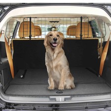 36"-57" Adjustable Vehicle Pet Barrier Dog Fence for SUV Vans Trucks