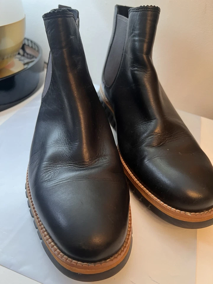 Cole Haan Men's ZERØGRAND Waterproof Chelsea Boots Black Sz 11 - Image 3 of 4