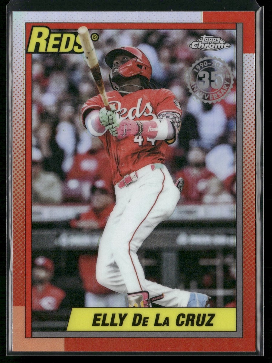 ELLY DE LA CRUZ 2025 Topps Chrome Update #90CU-3 1990 TOPPS | eBay