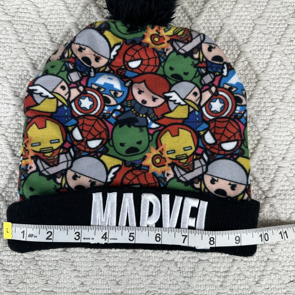 Gorro de invierno Marvel Avengers sombrero tobogán estampado integral talla única para la mayoría  Foto 4 de 4