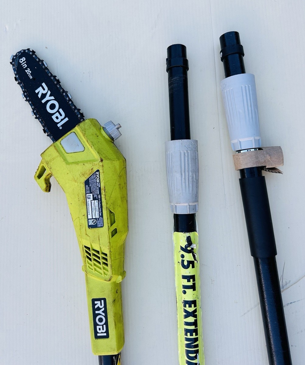 Battery Pole Ryobi 8in Pole Saw RYOBI Portable Pole Saw 8