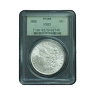 1889 Morgan Silver Dollar PCGS MS 63 *JE