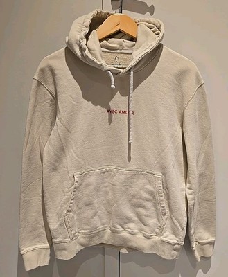 Bisous Skateboards Violette_Fr Avec Amour Hoodie Cream Small Portugal Cotton
