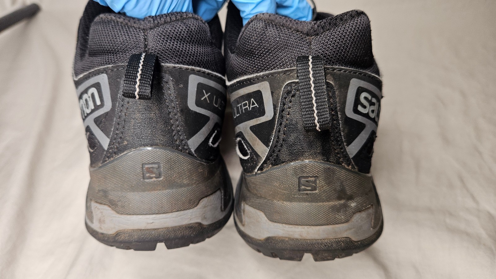 Salomon X Ultra 3 GTX Hiking Shoes Mens 11.5 Gray Sneakers Gore Tex Waterproof image 7