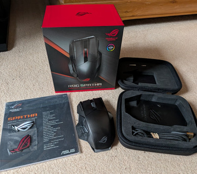 ASUS ROG Spatha Wireless Gaming Maus (mit OVP)