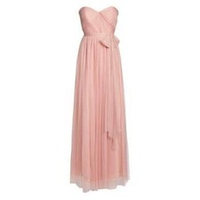 Jenny Yoo Annabelle convertible tulle gown in Pink Size 6