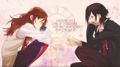 Playmat Desk Mat Anime horimiya hori kyouko miyamura izumi girls dark Play