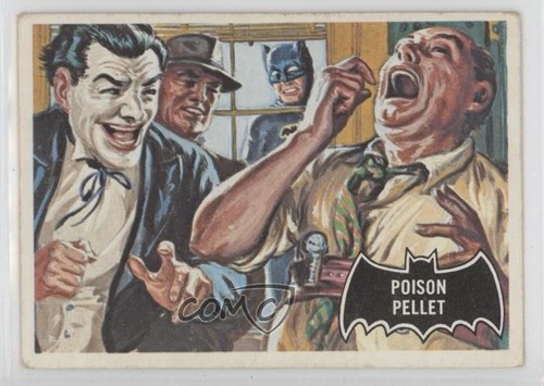 1966 OPC Batman Black Bat #11 Poison Pellet — Raw