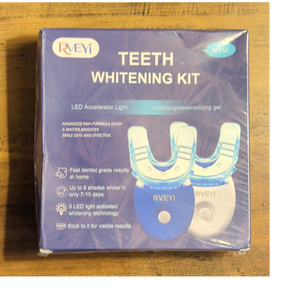 RVEYi Teeth Whitening Kit PAP LED Accelerator Light Desensitizing Gel